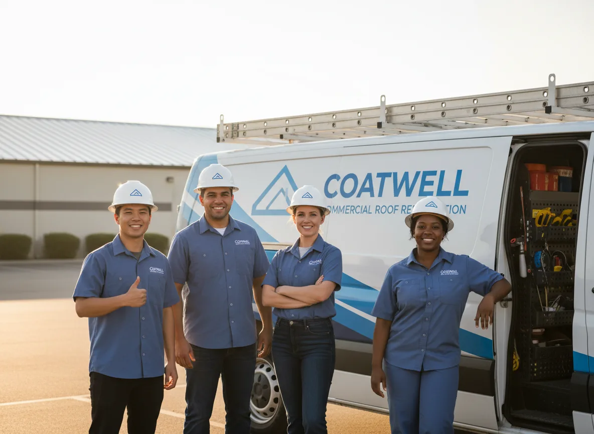 Commercial roof coating company in Cameron, WI